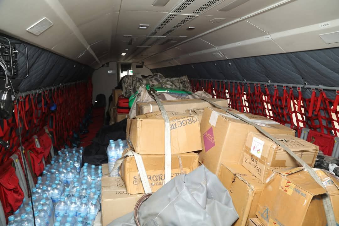 Support From Nepal🇳🇵to Myanmar People’s 🇲🇲 Earthquake Victims … 
Thanks to Nepal Government &amp; Nepali People’s…….. 
❤️🙏🥺