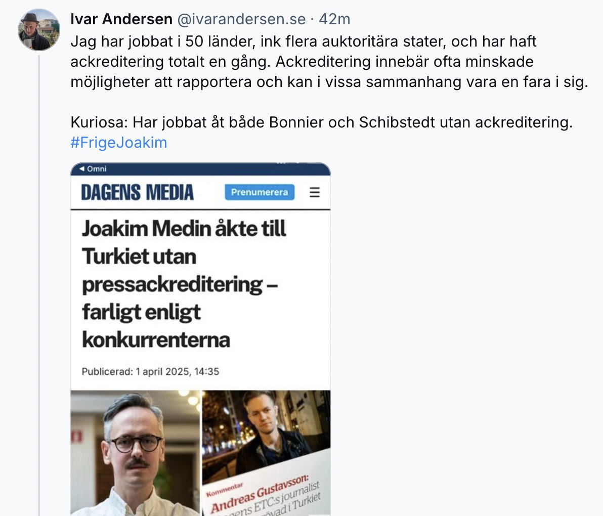 Från en journalist som faktiskt vet vad han snackar om.