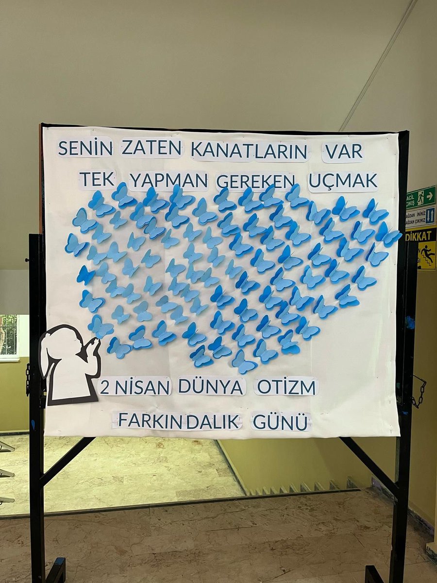 Okulumuz Özel Eğitim öğretmenleri ve Özel gereksinimli öğrencilerimizin hazırladığı 2 Nisan Dünya Otizm Farkındalık Günü temalı panomuz . 
<a href="/tcmeb/">Millî Eğitim Bakanlığı</a>
<a href="/istanbulilmem/">İstanbul İl Millî Eğitim Müdürlüğü</a> 
<a href="/TC_Bagcilar/">Bağcılar Kaymakamlığı</a> 
<a href="/abdullahucgun33/">Abdullah Uçgun</a> 
<a href="/BagcilarMem/">Bağcılar İlçe Milli Eğitim Müdürlüğü</a> 
<a href="/mehmetsansar60/">Mehmet Sansar</a> 
<a href="/syhnsrc/">syhnsrc</a>