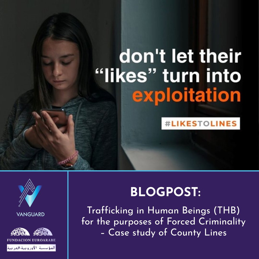 🚨 Presenting our 3rd blogpost: Trafficking in Human Beings for the purposes of Forced Criminality.

How #traffickers exploit youth through drugs, grooming &amp; digital control.

VANGUARD is shedding light on this hidden form of #THB.

🔗 shorturl.at/My2MW

<a href="/FundEuroArabe/">Fundación Euroárabe de Altos Estudios -FUNDEA</a>