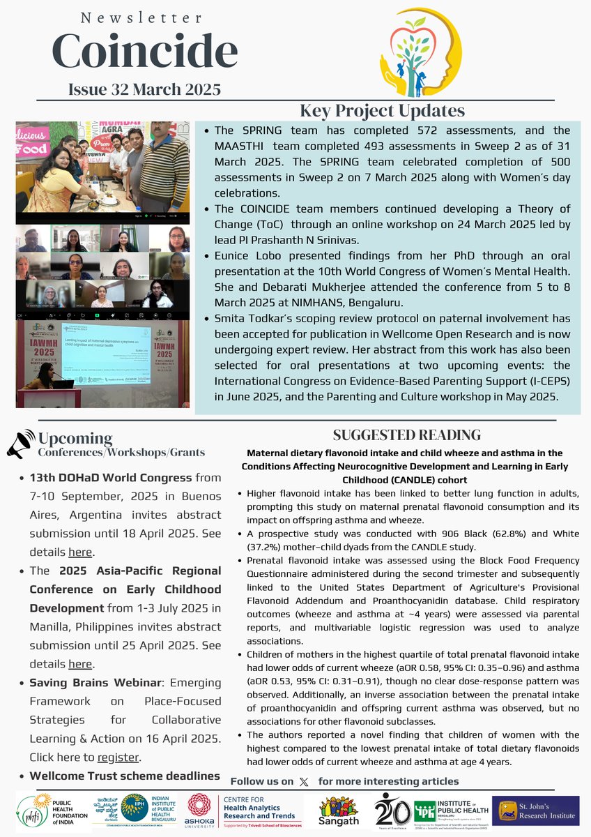 COINCIDE (2021 - 2026) (@coincide_2021) on Twitter photo 📢The March 2025 #COINCIDE newsletter is here! This edition is packed with updates from the study. Check out our latest progress:projectcoincide.org/newsletters-2/…
<a href="/prashanthns/">daktre/ಡಾಕ್ಟ್ರೇ</a> <a href="/thePHFI/">Public Health Foundation of India (PHFI)</a> <a href="/India_Alliance/">DBT/WT India Alliance</a> 📢The March 2025 #COINCIDE newsletter is here! This edition is packed with updates from the study. Check out our latest progress:projectcoincide.org/newsletters-2/…
<a href="/prashanthns/">daktre/ಡಾಕ್ಟ್ರೇ</a> <a href="/thePHFI/">Public Health Foundation of India (PHFI)</a> <a href="/India_Alliance/">DBT/WT India Alliance</a>