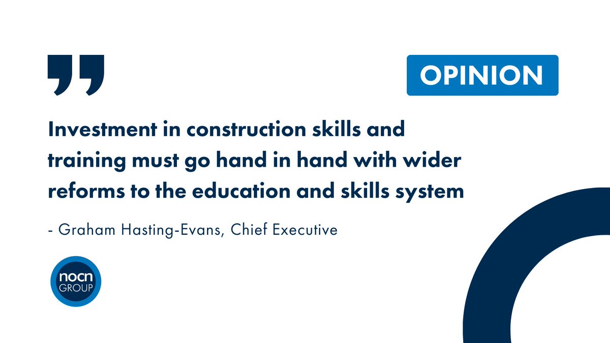 NOCN Group (@nocngroup) on Twitter photo The UK government has announced £600 million of funding to train #construction workers to fill 35,000+ job vacancies in the sector and build 1.5 million homes.
NOCN Group Chief Executive <a href="/GrahamNOCN1/">GrahamNOCN</a> responds here: bit.ly/4ceScEh
#Training #NEETs The UK government has announced £600 million of funding to train #construction workers to fill 35,000+ job vacancies in the sector and build 1.5 million homes.
NOCN Group Chief Executive <a href="/GrahamNOCN1/">GrahamNOCN</a> responds here: bit.ly/4ceScEh
#Training #NEETs