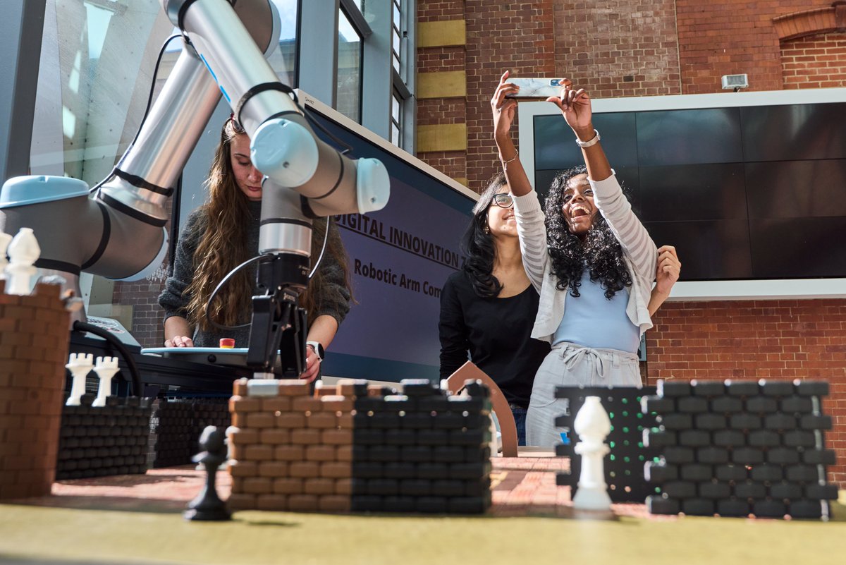 Research & Impact at Sheffield (@shefuniimpact) on Twitter photo 📢 <a href="/SheffUniEng/">EngineeringSheffield</a> students put their robotics skills to the test in an exciting competition hosted by the <a href="/sheffielduni/">The University of Sheffield</a>'s Digital Innovation Zone in collaboration with <a href="/Siemens/">Siemens</a> using <a href="/Universal_Robot/">Universal Robots</a> 🤖⚙️
Students showcased their CAD and programming skills with #Siemens Solid Edge 📢 <a href="/SheffUniEng/">EngineeringSheffield</a> students put their robotics skills to the test in an exciting competition hosted by the <a href="/sheffielduni/">The University of Sheffield</a>'s Digital Innovation Zone in collaboration with <a href="/Siemens/">Siemens</a> using <a href="/Universal_Robot/">Universal Robots</a> 🤖⚙️
Students showcased their CAD and programming skills with #Siemens Solid Edge