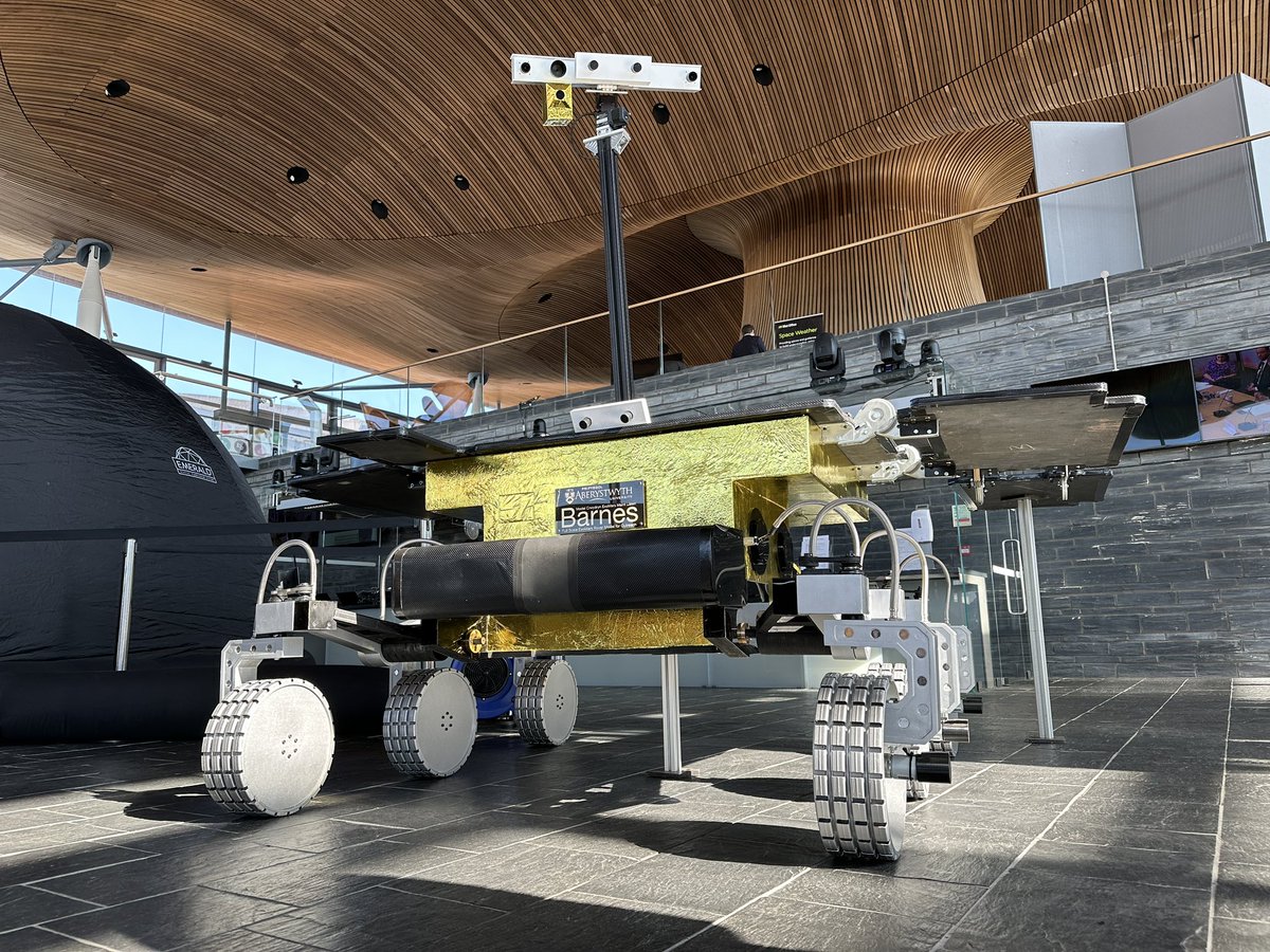 The ExoMars rover has landed in the Senedd!