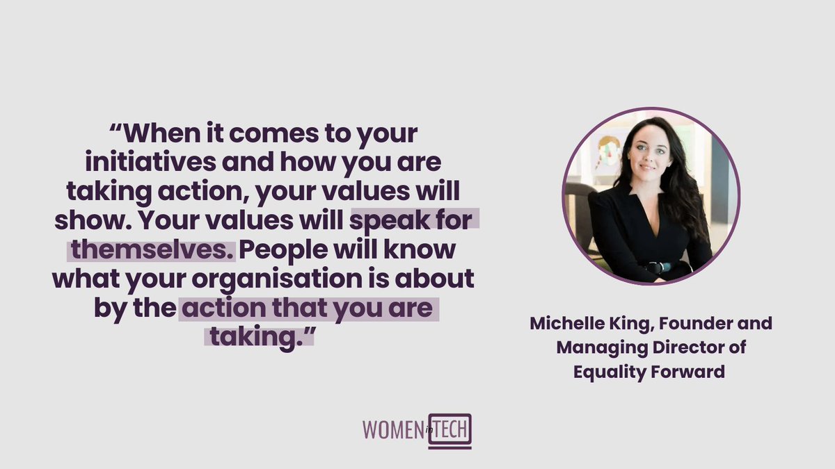 ‘Your values will speak for themselves.’ 🔑 

Michelle King, founder of Equality Forward, talks actionable DEI strategies for businesses. Read our exclusive interview to learn how to foster diversity and inclusion in the tech world: buff.ly/972kn81 

#DEI #InclusiveTech