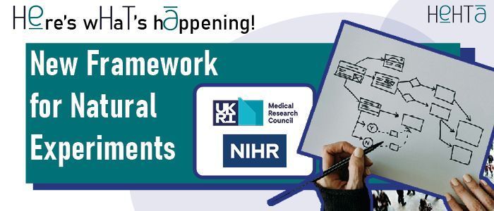 We've helped develop a new framework to better support health researchers and decision makers. 💡 

➡️ buff.ly/UXcIeOE