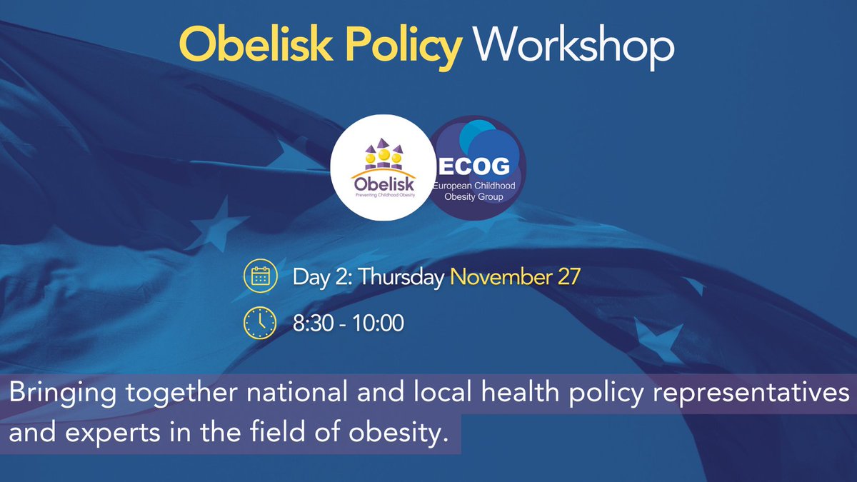 European Childhood Obesity Group (@ecogobesity) on Twitter photo The ECOG Congress will again host a policy workshop in collaboration with <a href="/ObeliskProjectE/">obeliskprojectEU</a>, bringing together policymakers and experts to discuss how we can strengthen the fight against #ChildhoodObesity through effective policy.ย ๐ค
๐Register here: bit.ly/4i5VETP The ECOG Congress will again host a policy workshop in collaboration with <a href="/ObeliskProjectE/">obeliskprojectEU</a>, bringing together policymakers and experts to discuss how we can strengthen the fight against #ChildhoodObesity through effective policy.ย ๐ค
๐Register here: bit.ly/4i5VETP