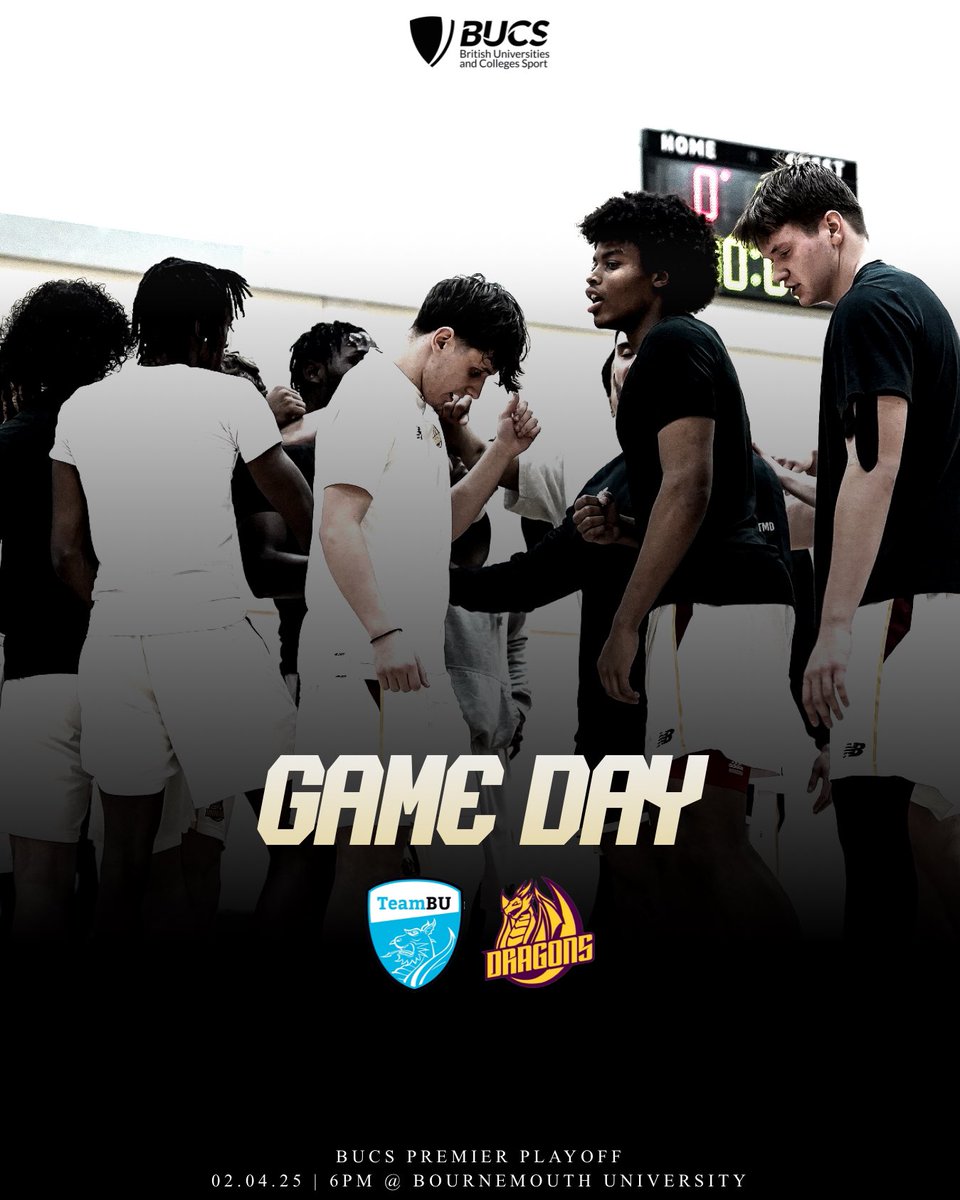𝙶𝚊𝚖𝚎 𝙳𝚊𝚢 🏀🔥

🐲 v 🐉 
🏆 BUCS Premier Playoff
⌚️ 6pm Tip
📺 Live streamed on YT
📍 Bournemouth University

Dragon vs Dragon 🔥
Who you got?!

#WeAreWestminster // #WestminsterBasketball