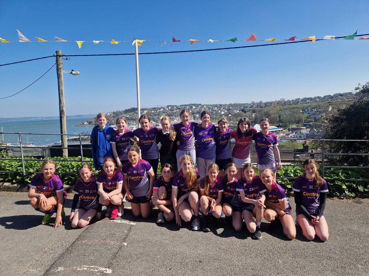 We are very proud of our Sciath na Scol girls today lead by captain Ruby. They recorded their second win and have one match to go in the Round Robin. #SciathnaScol #rebelog #Allianz Ireland