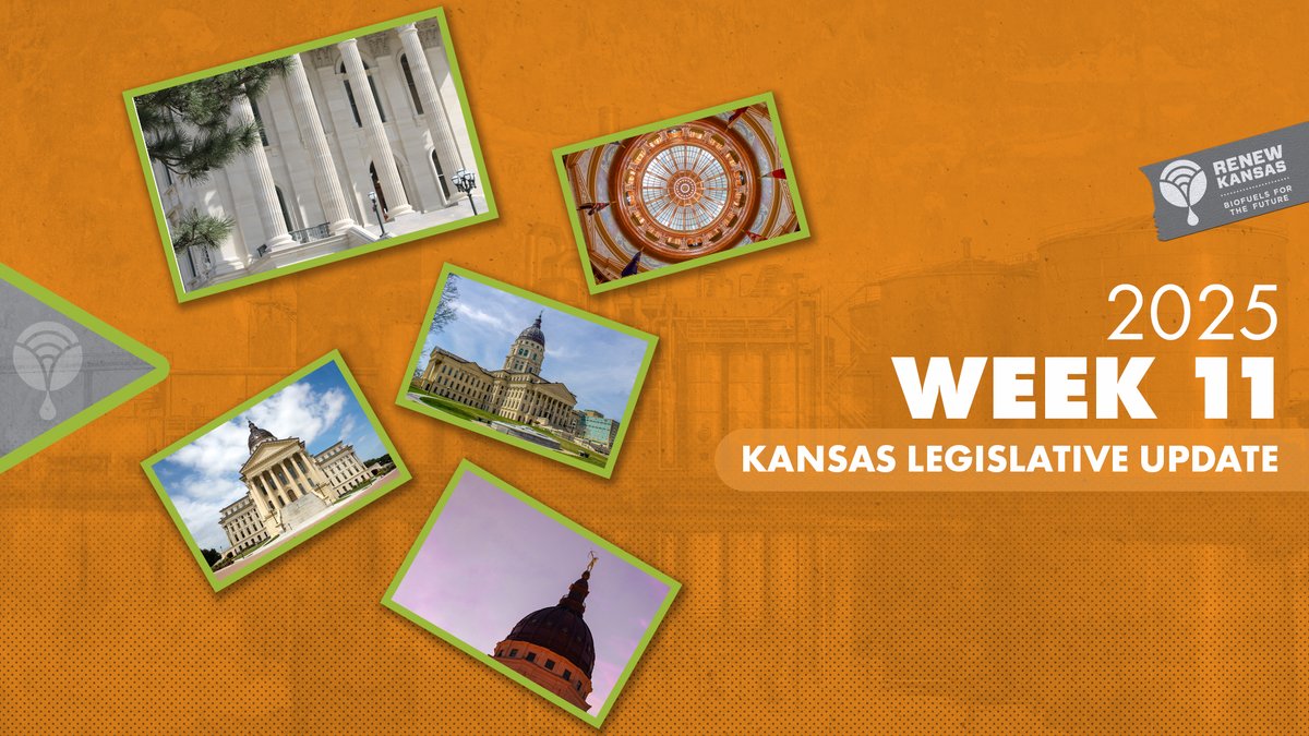 The 2025 edition of the Kansas legislature reached its first adjournment last week. There are still a few pieces of legislation affecting biofuels that may see action when legislators return for a brief veto session on April 10.

🔗 - renewkansas.com/2025/03/29/202…