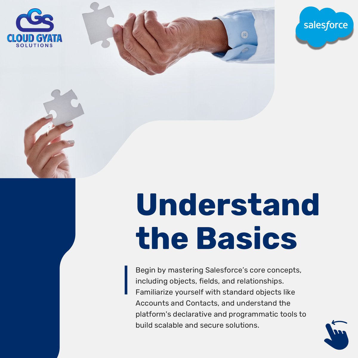 cloudgyata's tweet image. 🚀 Unlock your Salesforce developer potential with Cloud Gyata! Master Apex, Lightning Components, and the Salesforce ecosystem with hands-on projects. Stay curious, engage with the community, and shape your tech career! #CloudGyata #SalesforceDeveloper #TechCareer #CareerTips.