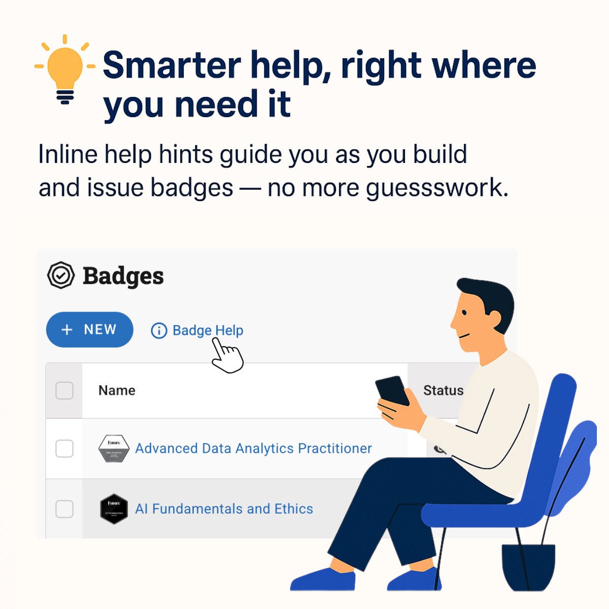 navigatr_app's tweet image. 🚀 New on Navigatr:

✅ Community admins can now view &amp;amp; manage all members in one place
🏅 Auto-issue badges with quizzes &amp;amp; forms—no manual steps
💡 Contextual help hints added across key pages

Find out more: help.navigatr.app/support/soluti…