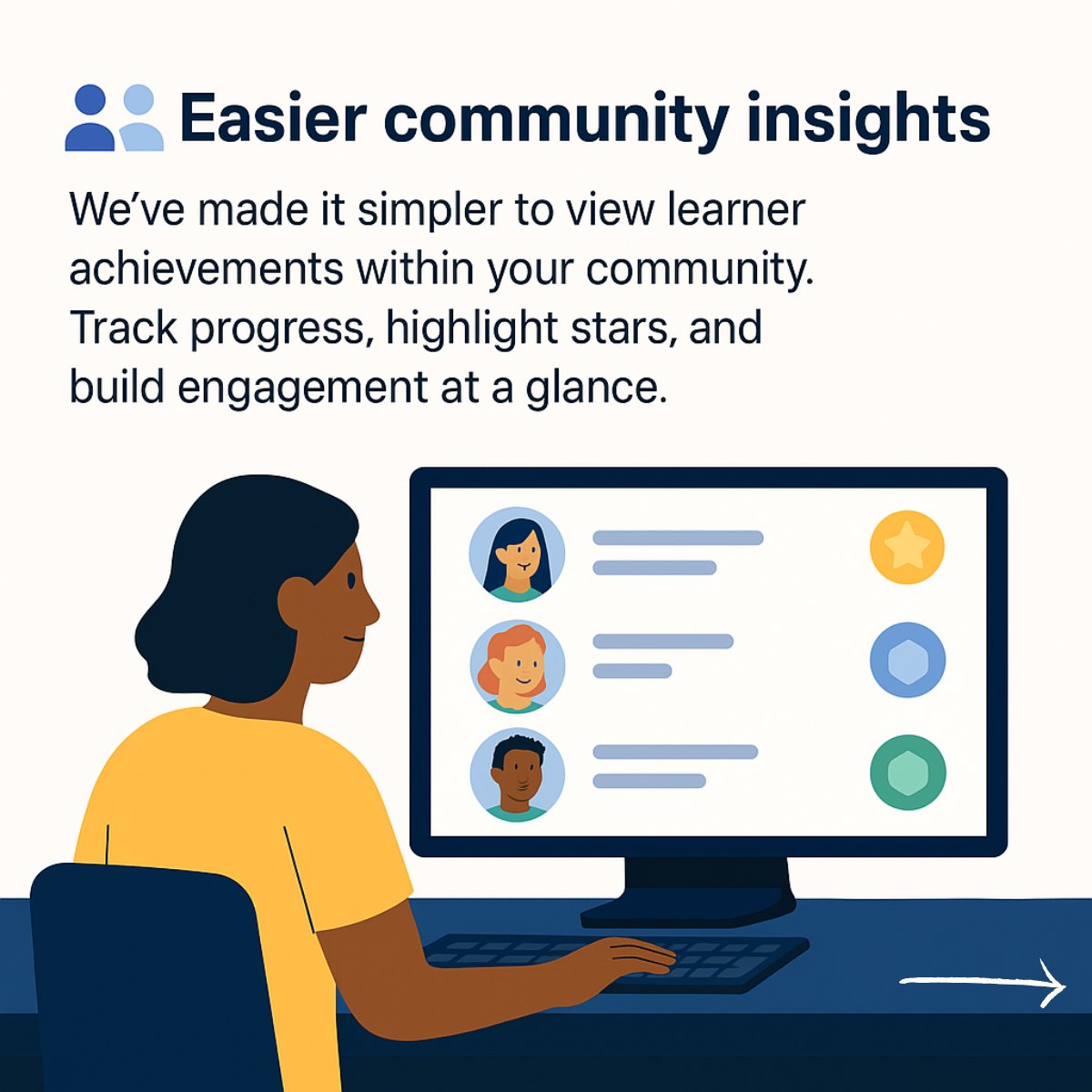 navigatr_app's tweet image. 🚀 New on Navigatr:

✅ Community admins can now view &amp;amp; manage all members in one place
🏅 Auto-issue badges with quizzes &amp;amp; forms—no manual steps
💡 Contextual help hints added across key pages

Find out more: help.navigatr.app/support/soluti…