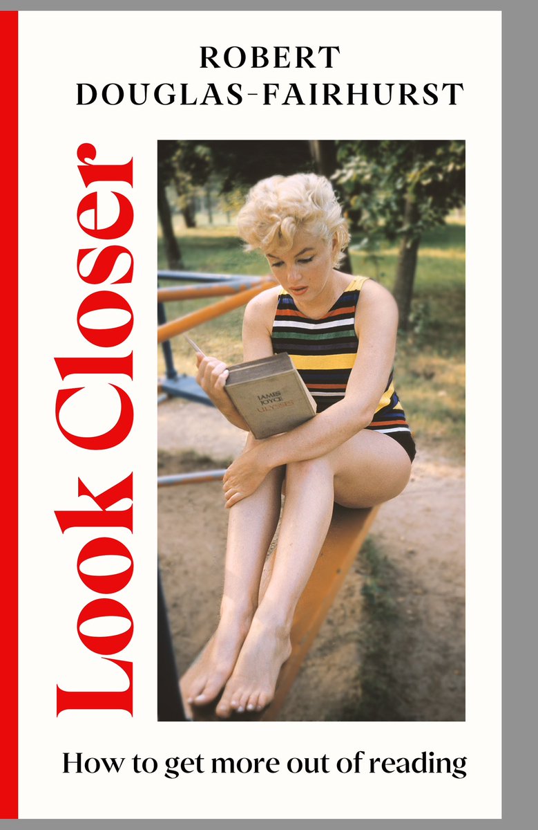 Ta-dah… My new book, coming in November. (Pictured: Marilyn Monroe getting lost in Joyce’s Ulysses, or possibly discovering herself there.) Details on Instagram at robertdouglasfairhurst and fernpress.