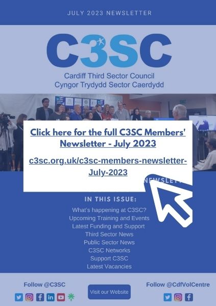 Welcome To C3SC Members' Newsletter - April 2025 - mailchi.mp/c3sc.org.uk/c3…