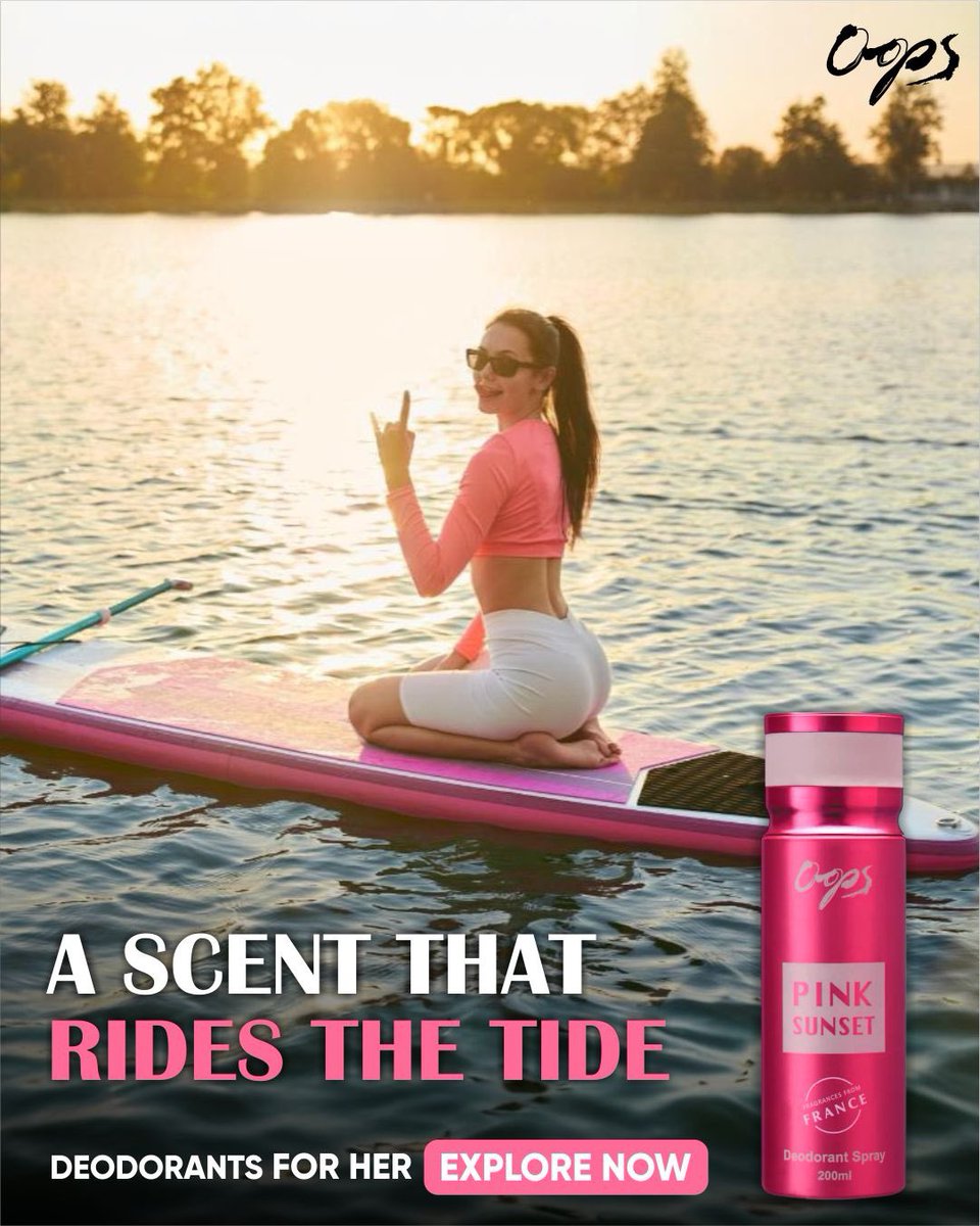 OopsGlobal's tweet image. Fresh, bold, and unstoppable—just like the waves! 🌊✨

Let your scent ride the tide with long-lasting freshness that keeps up with your every move.💙

Deodorants for Her – Explore now! 💫 

#RideTheScent #FreshnessUnleashed #DeodorantsForHer