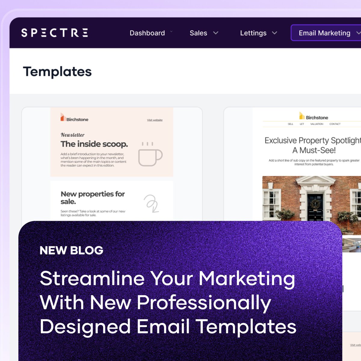 Looking to create eye-catching emails that convert?

Read our new blog to find out how to create impactful emails for testimonials, newsletters, property spotlights &amp; more using our suite of email templates!

Read now 👉 hubs.li/Q03fvbXR0