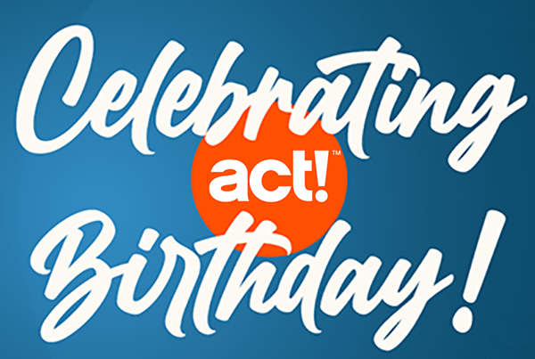 Keystroke24's tweet image. As Act! celebrates its 38th birthday, we're on the cusp of its biggest release ever. Next week, Act! will launch a new generation of CRM that will help Act! users get more leads, get more deals, and get more done! 

Happy Birthday, Act! 
link2.work/38Bday