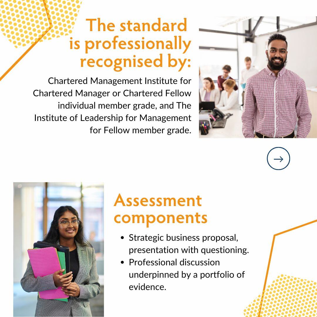 Introducing our new Level 7 Senior Leader end-point assessment, the latest addition to our suite of management standards! 🎉

Shape the next generation of leaders. ➡️ hubs.ly/Q03fvF7c0

#EPA #Apprenticeship #SeniorLeader #Leadership #Business