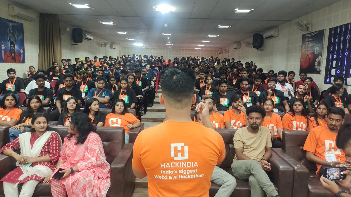 HackIndia (@hackindiaxyz) on Twitter photo The final evaluation round is underway at #HackIndia2025 Spark 4! Innovation, creativity, and big ideasโwho will take the top spot?
<a href="/SingularityNET/">SingularityNET</a> <a href="/BeyondtheCodeAI/">Beyond the Code</a> <a href="/DeepFunding/">Deep Funding</a> <a href="/stratisplatform/">Stratisplatform</a> <a href="/rairprotocol/">RAIR</a> <a href="/CsharpCorner/">C# Corner</a> <a href="/SharpEconomy/">Sharp Economy</a> <a href="/CSharpDotTV/">CSharp.TV</a> <a href="/RungtaCollege/">Rungta College Bhilai R1</a>
#HackIndia The final evaluation round is underway at #HackIndia2025 Spark 4! Innovation, creativity, and big ideasโwho will take the top spot?
<a href="/SingularityNET/">SingularityNET</a> <a href="/BeyondtheCodeAI/">Beyond the Code</a> <a href="/DeepFunding/">Deep Funding</a> <a href="/stratisplatform/">Stratisplatform</a> <a href="/rairprotocol/">RAIR</a> <a href="/CsharpCorner/">C# Corner</a> <a href="/SharpEconomy/">Sharp Economy</a> <a href="/CSharpDotTV/">CSharp.TV</a> <a href="/RungtaCollege/">Rungta College Bhilai R1</a>
#HackIndia