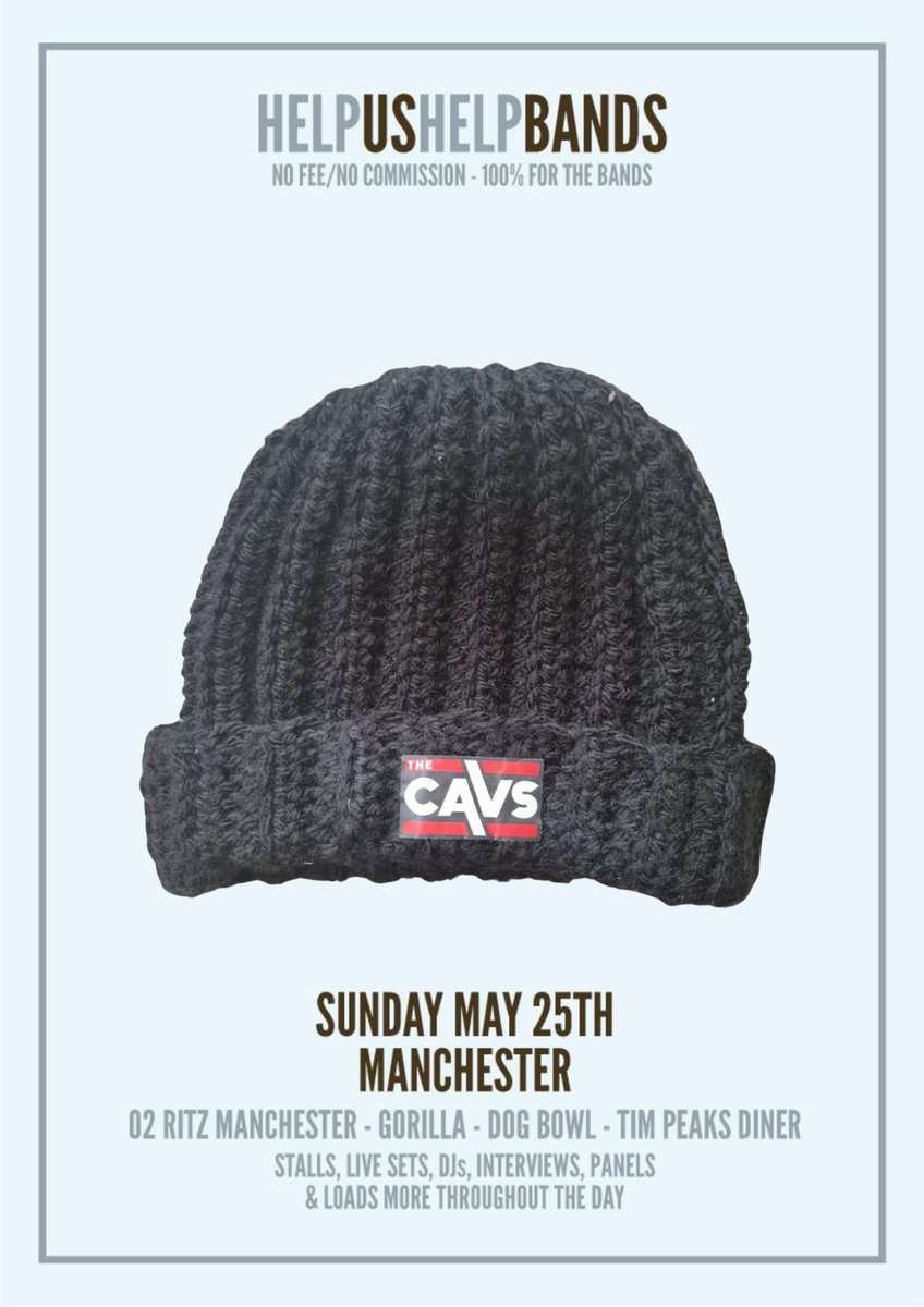 CavsBand's tweet photo. New Order, The Charlatans, Inspiral Carpets, The Cavs… 

Big thanks to Tim Burgess for giving us the opportunity to have our own stall at The Manchester Merch Market.

Homemade Merch, Vinyl, CDs and maybe we’ll even play a few tunes. Get down!

@NME - https://t.co/6EW5OzN4J3 https://t.co/1cA4xJ34S8
