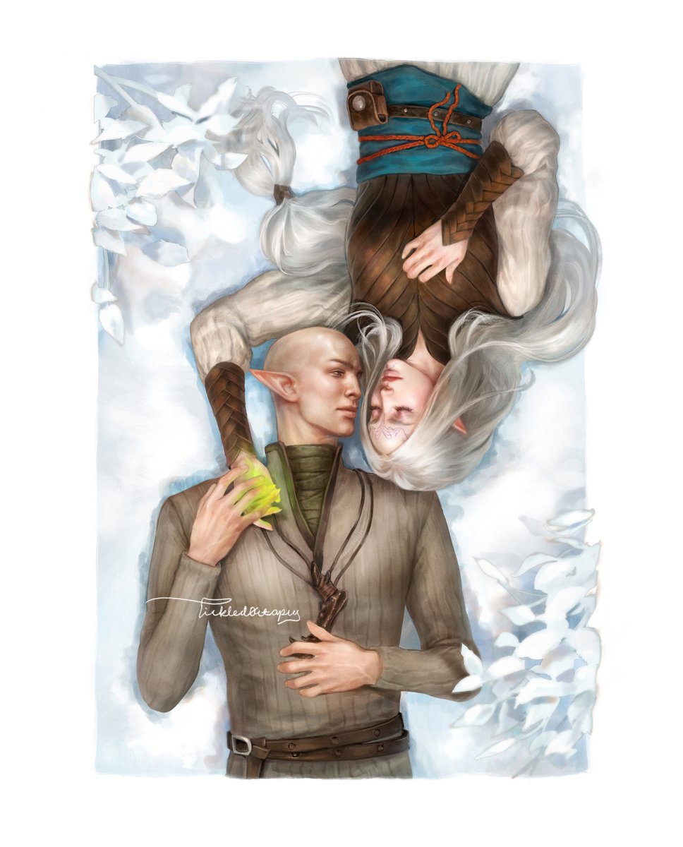 pickled0ctopus's tweet image. commission for @TMXPVKSL_ 🐺
#DragonAge #Solas