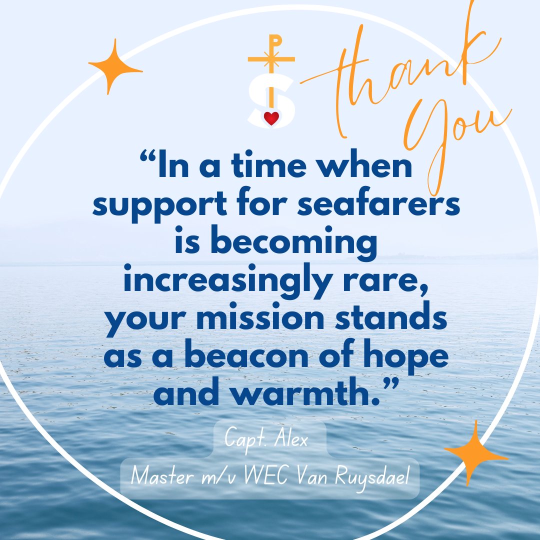 Thank you for the kind words Captain Alex, Master m/v WEC Van Ruysdael! We hope to see you and your crew back at Liverpool Seafarers Centre very soon!

#Ruysdael #Seafarers #Seafarer #Maritime