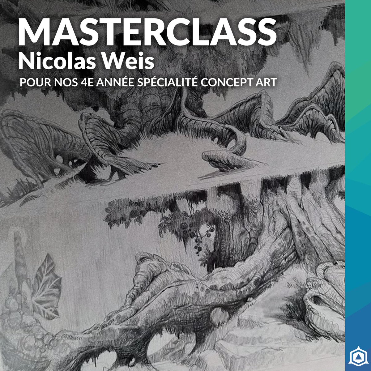 Artside_School's tweet photo. Un grand merci à @NicolasWeis pour sa Masterclass avec nos étudiants de 4ème année Spé Concept!
#Artside #Conceptart https://t.co/d3aayf0KYs