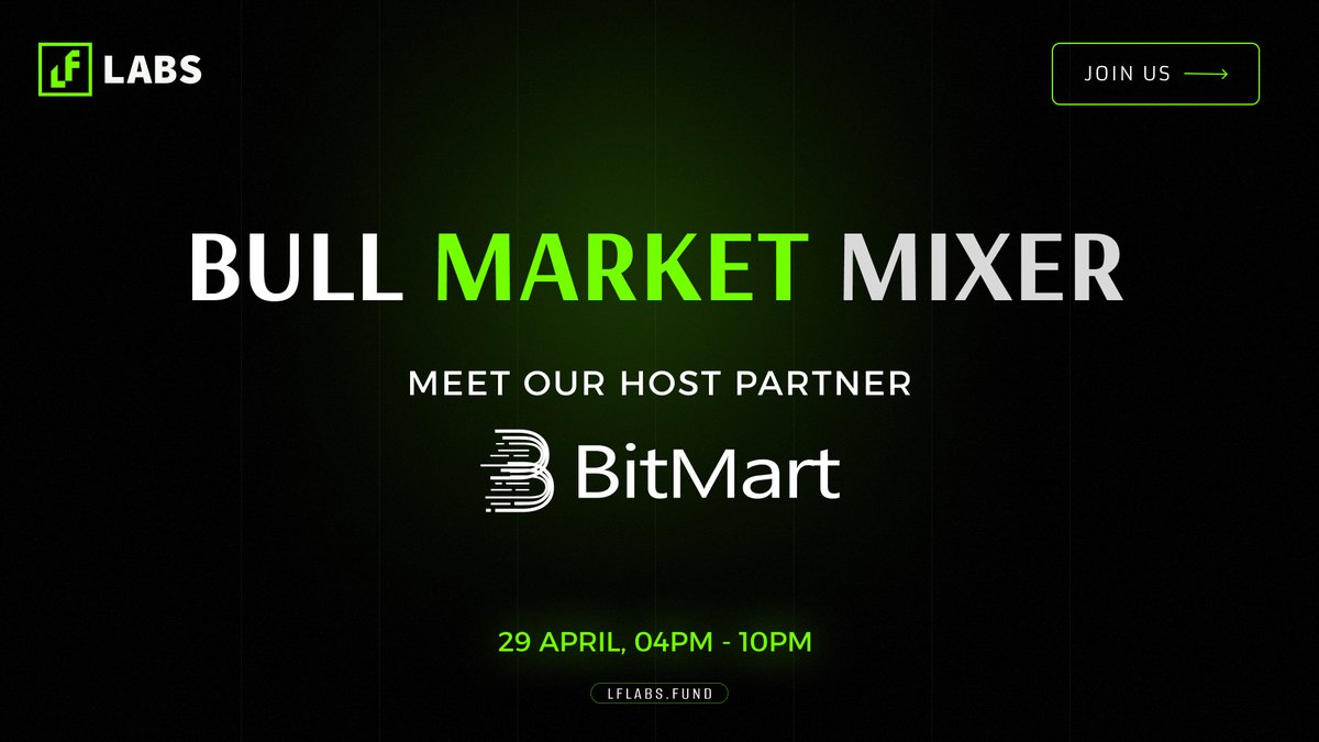 🚀 Big News! We’re beyond excited to announce that BitMart <a href="/BitMartExchange/">BitMart</a> is the Official Host Partner for the Bull Market Mixer! 🔥

Get ready for an exclusive evening where the top minds in crypto, blockchain, and trading come together for powerful networking, expert
