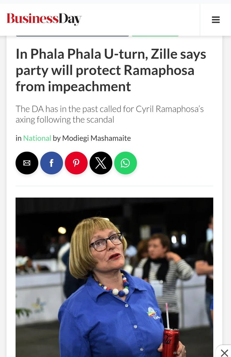 <a href="/sbu_sbuda90174/">UMKHONTO uphethwe uhlanya</a> The WMC puppet at Luthuli House was hastily attempting to defend Ramaphosa against the impeachment. Helen Zille capitalized on their stupidity and fear in this scenario to manipulate the entire ANC into agreeing to a coalition.