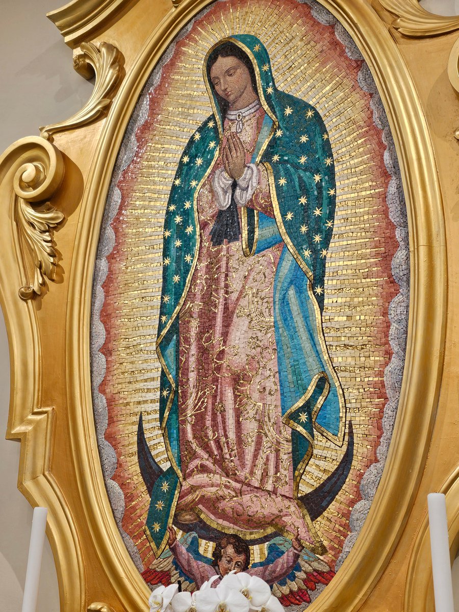 ludwigbarragan's tweet image. Our Lady of Guadalupe is present in the Governor´s Palace (Governorato), deep inside Vatican City.