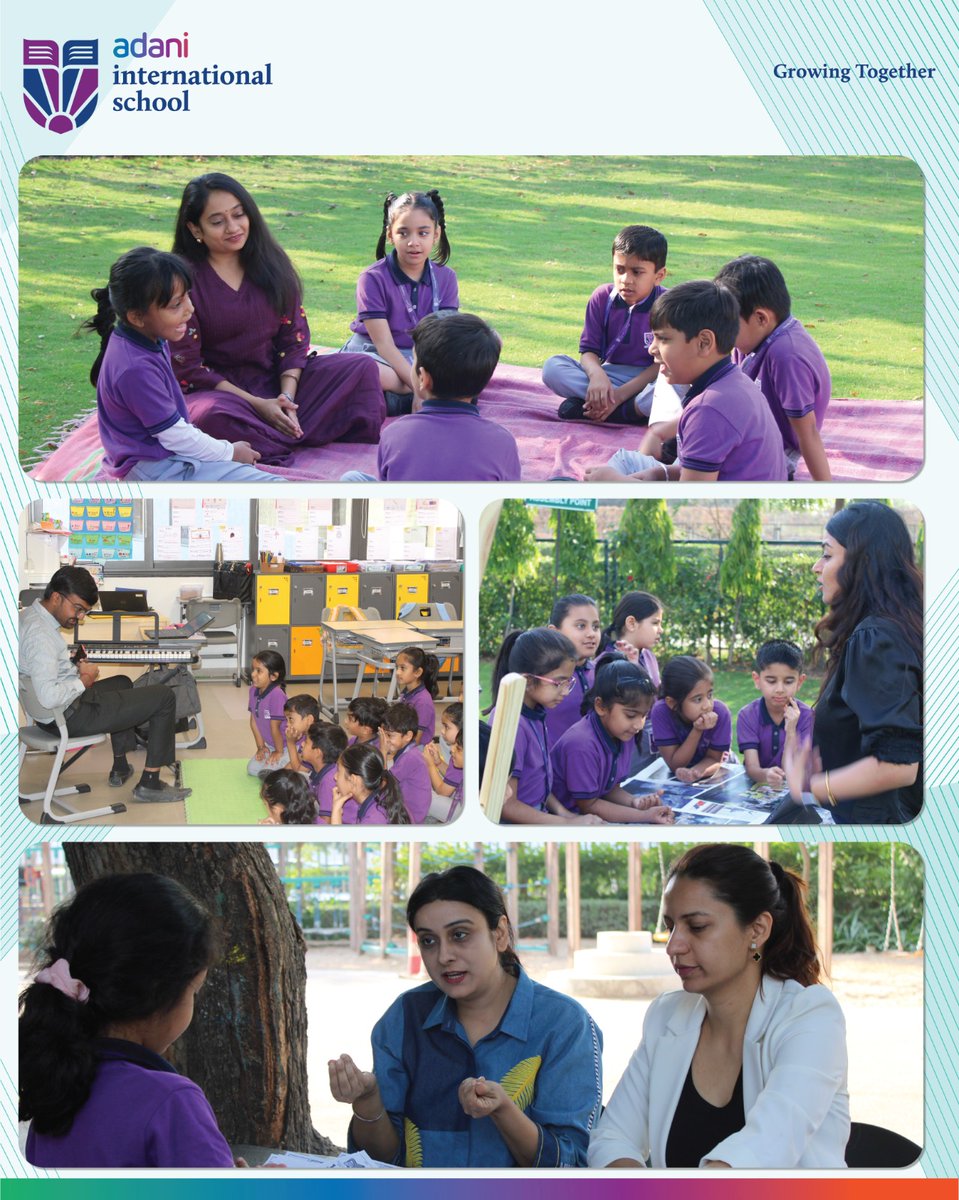 AdaniIntSchool's tweet image. Our little Wonderers had an incredible time exploring The Happy Express, a vibrant experience where parents and teachers came together to create unique stations of self-expression! 🎭🎶🎨🍳
#AdaniInternationalschool, #IBschool, #PYP, #learningcommunity