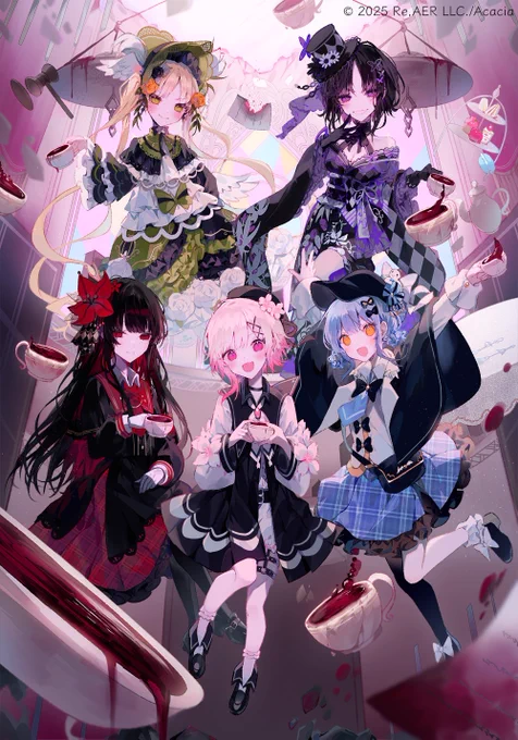 #まのさば 『魔法少女ノ魔女裁判』朗読&トークイベント『~ the first page ~』のキービジュアルを描き下ろさせていただきました。 
