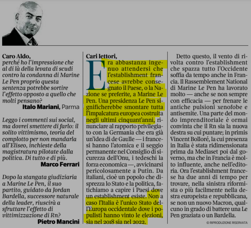 pattycalca77's tweet photo. Quindi si ammette indirettamente che "l'establishment" rinnega e soffoca la democrazia quando c'è il rischio che non vada come vogliono loro. 
Noi lo sapevamo già, ma magari qualcuno, leggendo, ha un sussulto di dignità. #cazzullate https://t.co/QkLOgN0Vfc