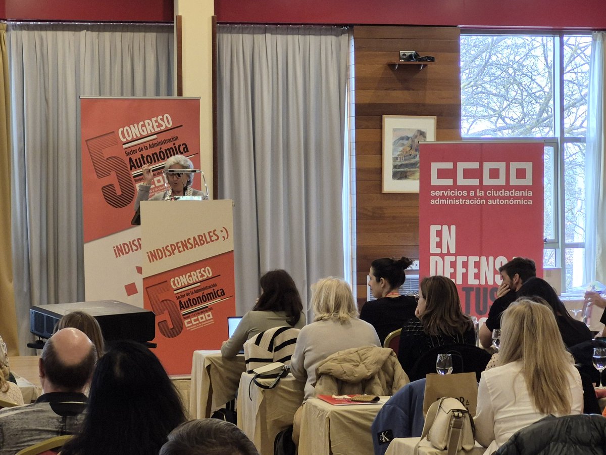 Inicio del V Congreso del Sector Estatal de Administración Autonómica. Buen Congreso.
#Indispensables.