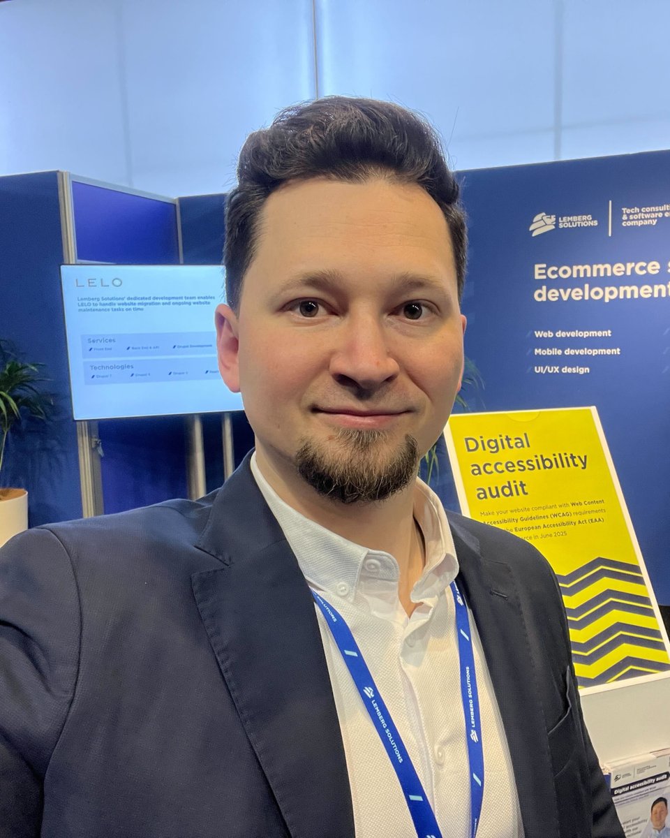 WeAreLemberg's tweet photo. It's @WebwinkelVakdag 2025, day 1!

We are all set up and looking forward to meeting and sharing insights with all the ecommerce enthusiasts. 

Let's meet at booth #261 and discuss your ecommerce project needs. https://t.co/Km8DiK8pRR