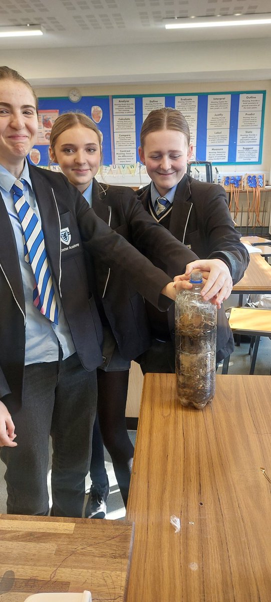 Year 9 checking in on their wormeries they made in science week <a href="/MrsP_SciTech/">Kerri Passantino</a>