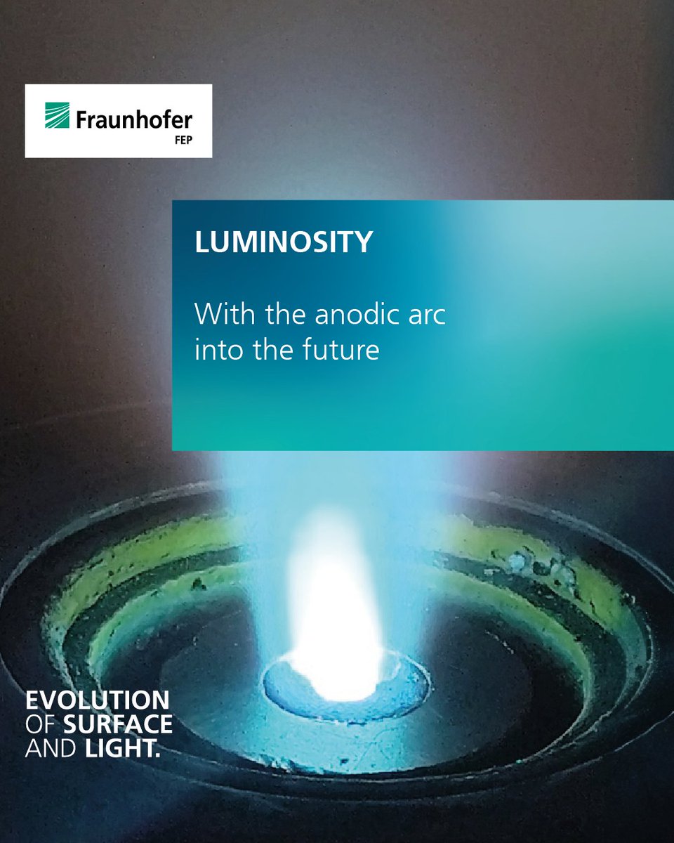 With the anodic arc into the future 🚀

The EU-funded LUMINOSITY project brings together research and industry partners to further develop perovskite solar cells on flexible substrates. 

More info: s.fhg.de/FEGV

luminosity.eu
fep.fraunhofer.de/proflex