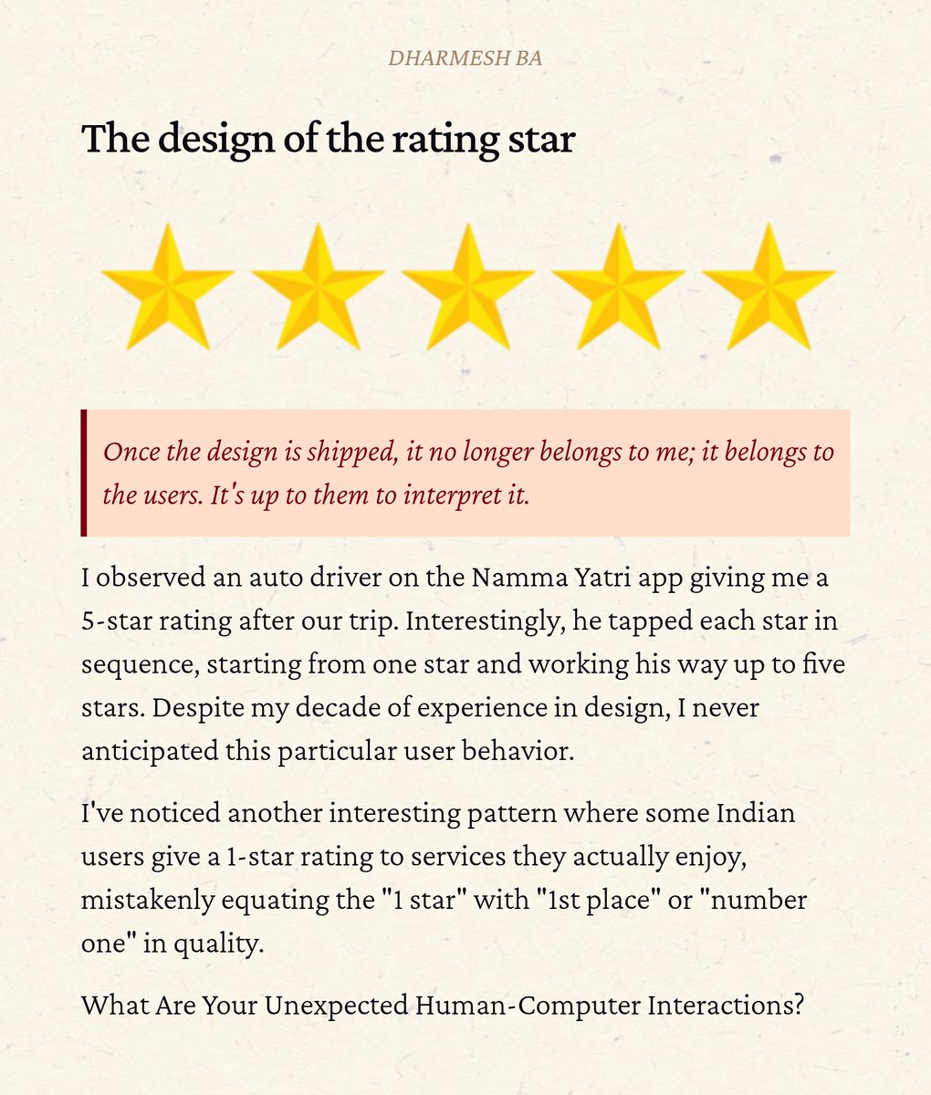 Design is open to interpretation!