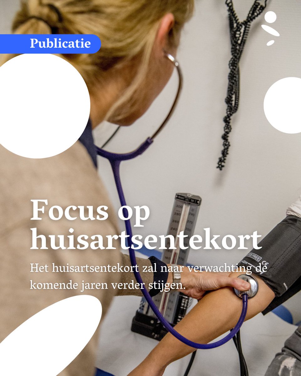 1 op 20 Nederlanders zoekt een (andere) huisarts en ongeveer 60% van de huisartspraktijken had een patiëntenstop in 2024. Het huisartsentekort zal naar verwachting de komende jaren verder stijgen. Lees hier meer: rekenkamer.nl/webrapport/hui…