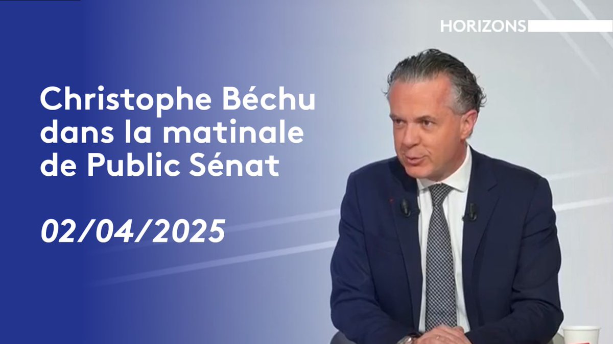 Horizons Calvados (@horizoncalvados) on Twitter photo 🎙 <a href="/ChristopheBechu/">Christophe Béchu</a> était l'invité d'Oriane Mancini, dans la matinale de <a href="/publicsenat/">Public Sénat</a>.
▶️ Situation politique actuelle
▶️ Election présidentielle de 2027
🧐 Pour revoir l'émission, c'est ici 👇 :
youtu.be/FWb-QanQmUc?si…
<a href="/HorizonsLeParti/">Horizons</a> <a href="/EPhilippe_LH/">Edouard Philippe</a>
#publicsenat 🎙 <a href="/ChristopheBechu/">Christophe Béchu</a> était l'invité d'Oriane Mancini, dans la matinale de <a href="/publicsenat/">Public Sénat</a>.
▶️ Situation politique actuelle
▶️ Election présidentielle de 2027
🧐 Pour revoir l'émission, c'est ici 👇 :
youtu.be/FWb-QanQmUc?si…
<a href="/HorizonsLeParti/">Horizons</a> <a href="/EPhilippe_LH/">Edouard Philippe</a>
#publicsenat
