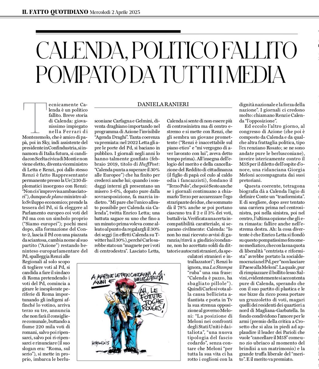 Perdonami <a href="/danielaranieri/">Daniela Ranieri</a> se faccio screenshot e lo metto in chiaro ma è imperdibile 🥂