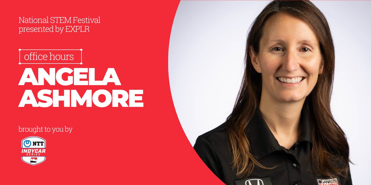 Jenny Buccos (@jennybuccos) on Twitter photo 🏁 HAPPENING TODAY! Join <a href="/KariByron/">Kari Byron</a> and
go behind the scenes of 230+ MPH racing with #INDYCAR’s Angela Ashmore—one of just 3 female Race Engineers in the sport’s history.
📅 April 2
🕝 2:30PM ET
💻 Free & open to all learners
Reserve: eventbrite.com/e/office-hours…
<a href="/IndyCar/">NTT INDYCAR SERIES</a> 🏁 HAPPENING TODAY! Join <a href="/KariByron/">Kari Byron</a> and
go behind the scenes of 230+ MPH racing with #INDYCAR’s Angela Ashmore—one of just 3 female Race Engineers in the sport’s history.
📅 April 2
🕝 2:30PM ET
💻 Free & open to all learners
Reserve: eventbrite.com/e/office-hours…
<a href="/IndyCar/">NTT INDYCAR SERIES</a>
