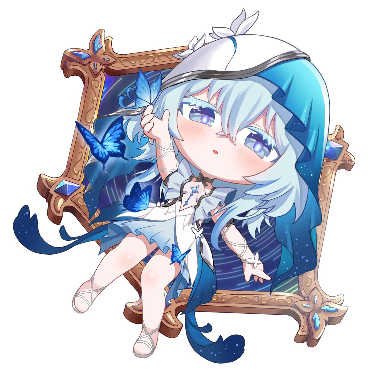 My Mona Lisa 💙💙🦋🦋
#WutheringWaves #鸣潮 #Shorekeeper #명조 #フィービー