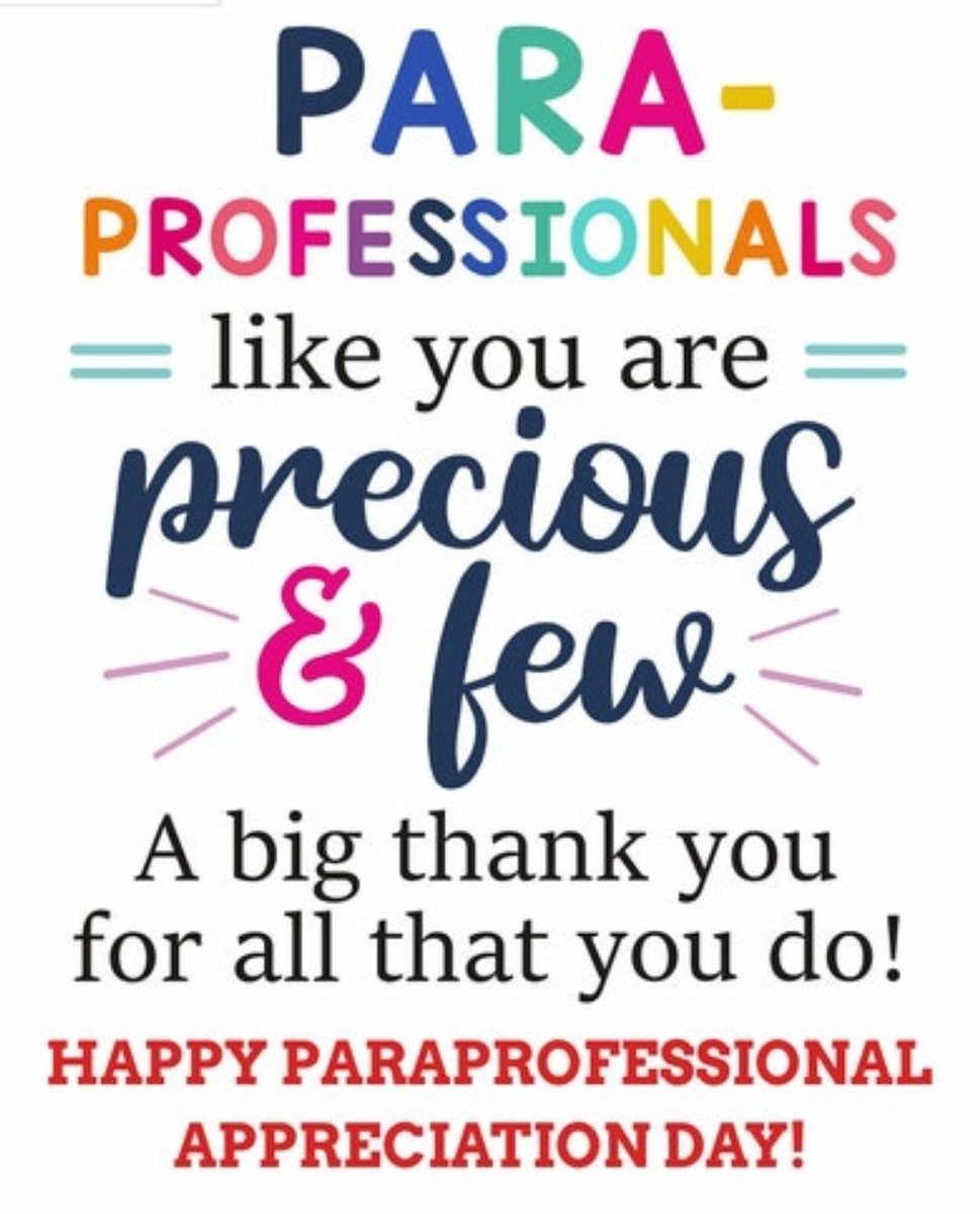 VBClassroomsMES's tweet image. Happy Paraprofessional Day!  Thanks for all you do!  We definitely couldn&apos;t survive without you! #dontlimitme #montourproud