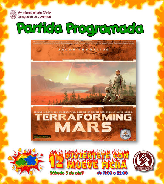 Quedan solo unos días para el #XIIDivierteteconMueveFicha en la Casa de la Juventud de Cádiz, pero aún nos quedan unas partidas más por anunciar:
16:00 Ark Nova
17:00 Terraforming Mars
18:00 Dune Imperium: Insurrección

+info e inscripciones aquí:
mueveficha.es/xii-diviertete…