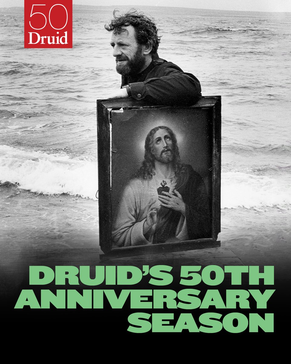 Founded in 1975, this year marks Druid's 50th anniversary

We're celebrating with a double bill of Synge’s Riders to the Sea and Shakespeare’s Macbeth in Galway this July, followed by Macbeth in Dublin and Beckett’s Endgame in New York

Come join us in the celebrations 🎉