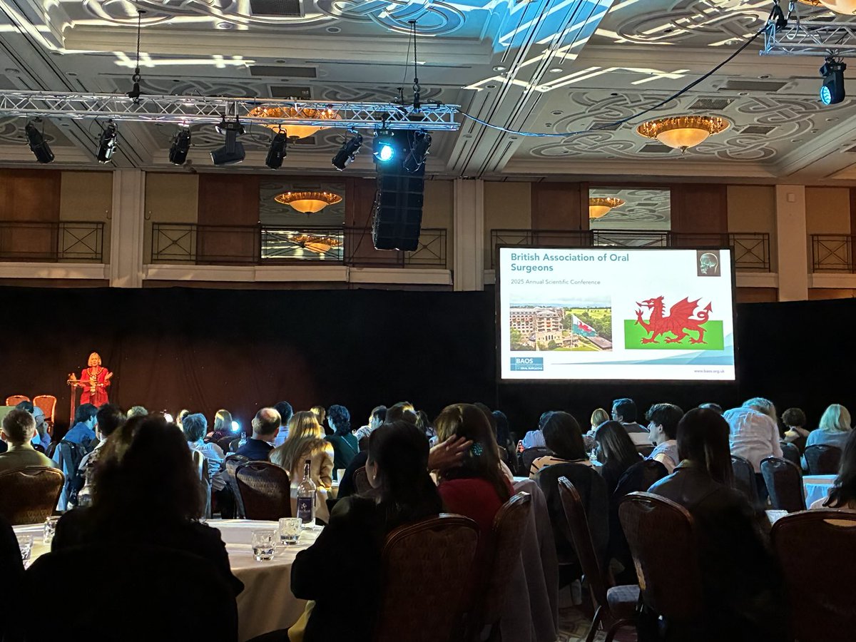 A pleasure to be invited to the British Association of Oral Surgeons annual conference in Newport. Thanks to Dr Rhian Bond and congratulations on a successful Presidential year.