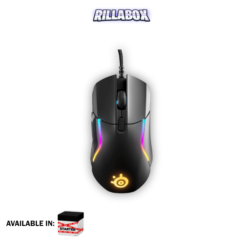 RillaBox's tweet photo. WIN A NEW STEELSERIES MOUSE!🎮

You can open the STARTER box for FREE right now by signing up to RillaBox and win this mouse worth $75+👌

Reply below with your usernames to win FREE credit👇