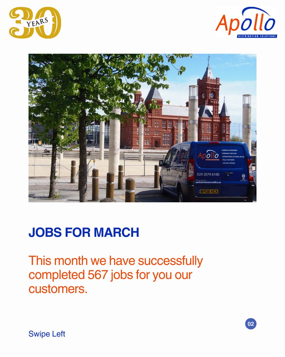 ApolloCardiff's tweet image. Have a look and see what we have done this past month